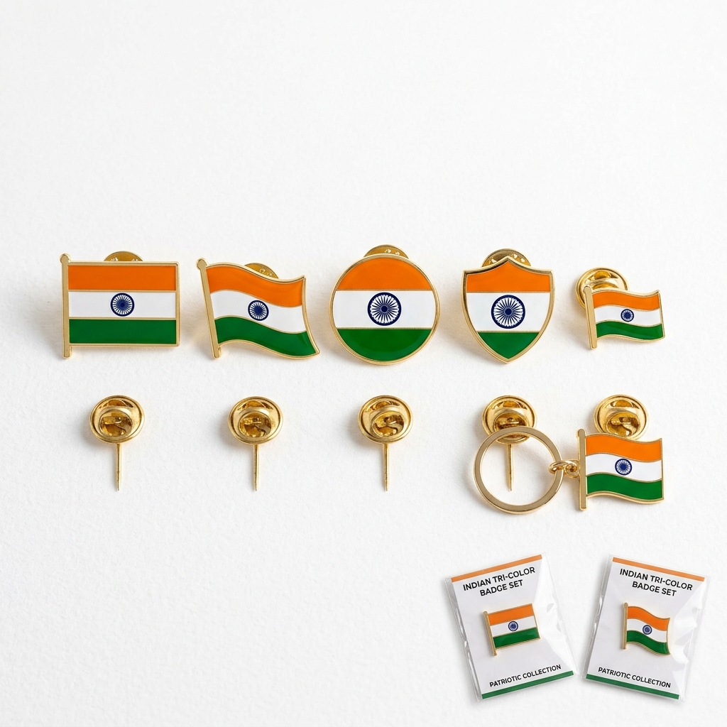 Tiranga Badge & Pin Collection